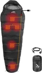 Heated Sleeping Bag 5PCS Multi Usb Power Support Heating Pads,operated With Batt. Fixed Price $126.99.