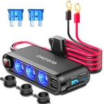 12V Car Cigarette Lighter Splitter 3 Socket Adapter Usb Charger 200W. Fixed Price $38.14.
