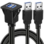 3FT Usb 3.0 Flush Mount Panel Cable For Car Boat Motorcycle Heavy Duty. Fixed Price $14.19.