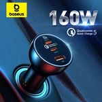 Baseus 160W Car Charger Usb Type Qc 5.0 Fast Charging For Iphone 15 14 13 Pro. Fixed Price $39.51.