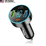 Ports Fast Car Charger, Upgrade 1.52X1.52X2.36 Inch, QC3.0+TYPE-C+PD+2.4A. Fixed Price $11.16.
