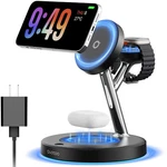 New 3 1 Charging Station For Apple Compatible With Magsafe Charger Stand. Fixed Price $19.99.