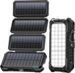 Solar Charger Power Bank, Pd 18W Fast Charging 20000MAH Battery Pack With 4 Fold. Fixed Price $103.95.