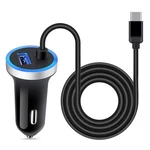 Usb Car Charger, 3.4A Fast Charging ADAPTER+3FT Type Cable For.... Fixed Price $11.94.