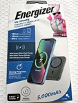 Energizer 5,000 Mah Ultimate Magnetic Wireless Fast Charge Power Bank. Fixed Price $11.95.