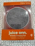 Brand New Onn Juice Wireless 7.5W/10W Qi-enabled Charging Pad Grey Fabric. Fixed Price $11.47.