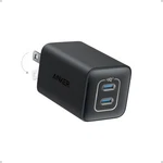 Anker Nano 47W Usb Charger, 2 Port Compact Foldable Gan For Black. Fixed Price $50.83.