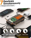 48000MAH Solar Charger Power Bank Wireless Portable With Flashlight. Fixed Price $61.32.