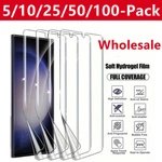 Wholesale 100X Hydrogel Screen Protector For Galaxy S26 S25 S24 Ultra S23 Fe S22. Fixed Price $79.99.