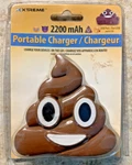 Xtreme Portable Charger 2200 Mah Poop Design Usb Micro - No Cables Included. Fixed Price $5.99.