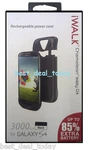 Iwalk Extended Battery Power Case For Samsung Galaxy S4 3000MAH Easy G4 Black. Fixed Price $57.91.