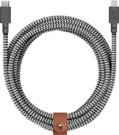 Native Union 10' Fast Charging Iphone-to-usb Type Cable 60W Zebra. Fixed Price $13.95.