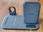 Mophie 3-IN-1 Wireless Charging Stand+ For Iphone/watch/airpods Black. Fixed Price $18.17.