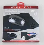 Tzumi Wireless Charging Pad And Rechargeable Mouse. Fixed Price $14.99.