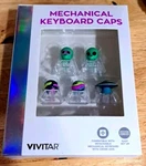 Alien-themed Vivitar Mechanical Keyboard Caps Easy Setup. Fixed Price $9.82.