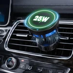 New Fast 25W QI2 Magnetic Wireless Charger With Cooling Fan For Car Air Vent. Fixed Price $62.99.