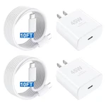 Fast Usb Iphone Type CHARGER,10 To 10FT, White. Fixed Price $38.74.