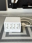 Gitryin 12-IN-1 Desktop Charging Station 4 Retractable Usb-c Chargers Surge Prot. Fixed Price $89.99.