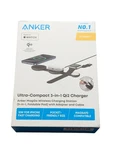 OO6O Anker Ultra-compact 3-IN-1 Magsafe Wireless Charging Station Blk B25M8J11-1. Fixed Price $39.99.