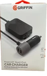 Griffin Power Jolt Quad 4 Port Car Charger & 2 1 Charge/sync Cable. Fixed Price $12.00.