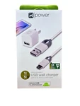 New Ihome Power Ultra Compact Usb Wall Charger, 5 Ft. Nylon Micro Cable Nib. Fixed Price $14.99.