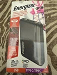 New Energizer Type-c + Usb 5000 Mah Portable Charger. Fixed Price $11.25.