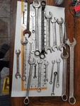 Vintage Usa Made Wrench Lot Set Up To 1-5/16" Box Open Combination Duro Craftsma. Fixed Price $24.99.