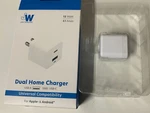 Just Wireless Dual Home Charger 2 Port (usb-a/usb-c) White. Fixed Price $12.99.