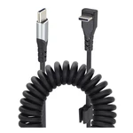 Hcfeng 3.3FT/1M Usb 3.1 Type To Cable, 90 Degree Spring Black. Fixed Price $19.78.