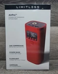 Limitless Air Pro Portable Compressor Power Bank Flashlight 4000MAH Battery. Fixed Price $49.83.