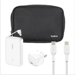 Belkin 10K Power Bank Travel Bundle 30W Usb-c Charger Cable Pouch Fast. Fixed Price $59.99.