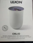Lexon Oblio Wireless Charging Station Uv Phone Sanitizer Designer Tech LH59 10W. Fixed Price $29.00.
