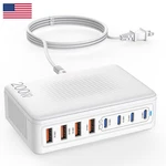 Fitquipment Usb Charger BLOCK200W Gan 8 Port Charging Station Hub. Fixed Price $60.75.
