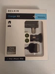 Belkin 2.1 Amp 2.5FT Charger Kit For Ipod - Iphone Ipad. Fixed Price $22.00.