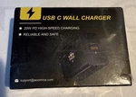 New Insignia NS-PWLG3 112 6.6' Usb-c Wall Charger Black. Fixed Price $7.50.