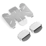 Stainless Car Chassis Armor Skid+axle Plate For Axial SCX10 Pro AXI03028 1/10. Fixed Price $8.18.
