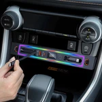 For Toyota RAV4 Car Charger Usb Hub With Rgb Light, 4-PORT Retractable Dockin.... Fixed Price $86.86.