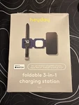 Heyday Wireless 3-IN-1 Foldable Charging Station Works With Apple Future Dusk. Fixed Price $14.99.
