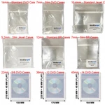 Opp Clear Resealable Plastic Wrap Bag Cd, Dvd, Blu-ray Cases (all Sizes) Lot. Fixed Price $293.95.