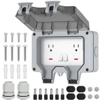 Joinfworld Outlet Box, IP66 Waterproof Outdoor 15A 250V Exterior L.... Fixed Price $31.98.