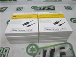 Startech USBLT15CMB 6IN Black Cable Lightning Connector New Lot Of 8. Fixed Price $52.49.