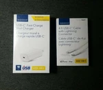 Insignia 18W Usb Type-c Fast Wall Charger W/ 4 Ft. Mfi-certified Lightning Cable. Fixed Price $7.24.