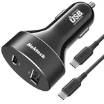 Type Car Charger Nekteck Usb Adapter 45W Power Delivery And 12W Port. Fixed Price $43.21.