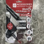 Oem Toyota Quick Charge Kit GEN8 Cables For Iphone Ipad Ipod 00016-00527. Fixed Price $20.00.