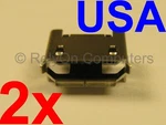 2X Micro Usb Charging Port Charger For Linsay Tablet Many Models Perfect Fit Usa. Fixed Price $6.88.