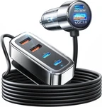 Ainope 108W Multiple Ports Car Charger, Road Trip Essentials For Black. Fixed Price $43.53.