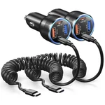 65W Super Fast Type Car Charger For Samsung Galaxy S26 S25 Pack, Black. Fixed Price $31.74.