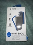 Ihome External Battery Portable Pack For Universal/smartphones - Blue. Fixed Price $19.95.