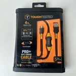 Tough Tested 4 Ft Charge & Sync Pro+ Safe Cable Micro Usb. Fixed Price $14.00.