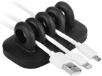 Cable Clip Holder Weighted Desktop Cord Management Fixture (black). Fixed Price $15.05.